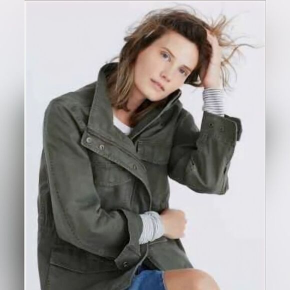 Madewell Olive Green Surplus Utility Jacket - Picture 1 of 6
